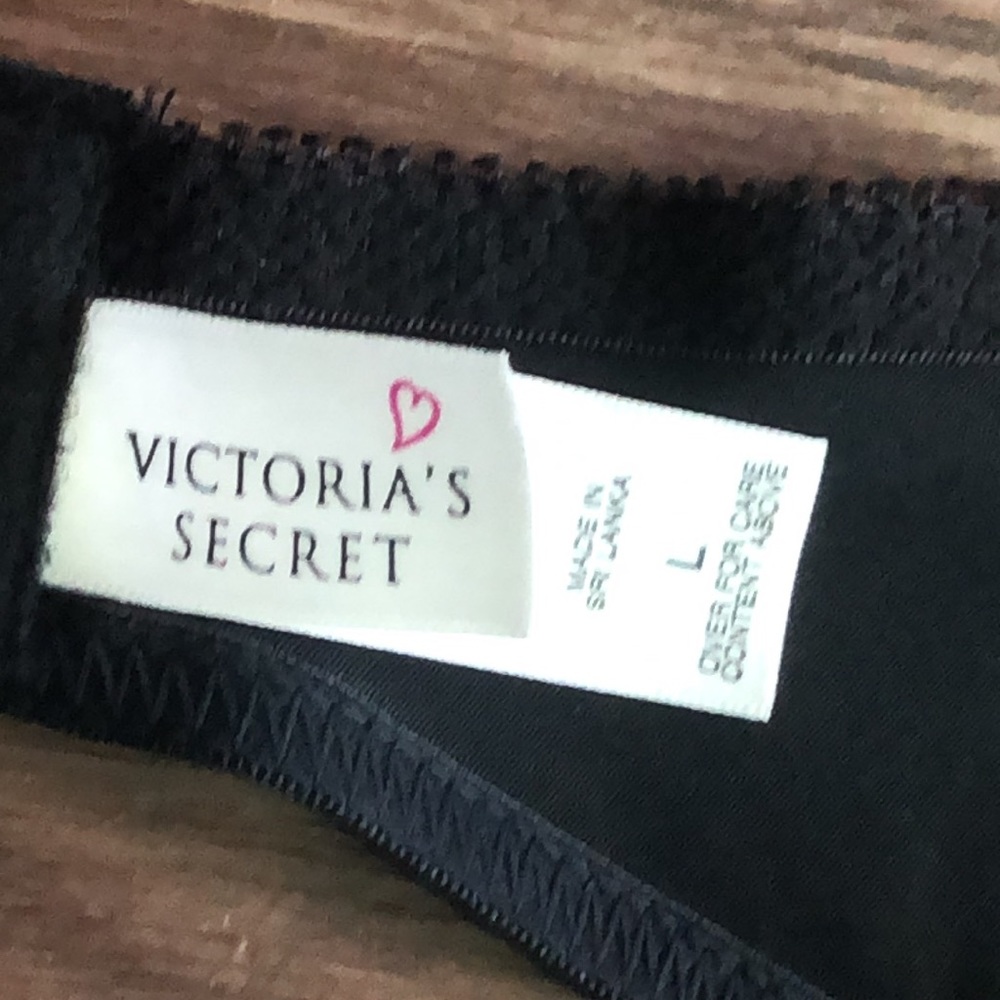 Y2K VS Victoria’s Secret Black Lace Garter Belt Adjustable Size Large L     1089 - Picture 6 of 12